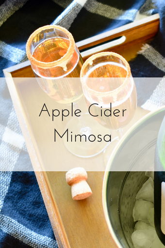 Apple Cider Mimosa Recipe | Champagne | Brunch | Tott's Champagne