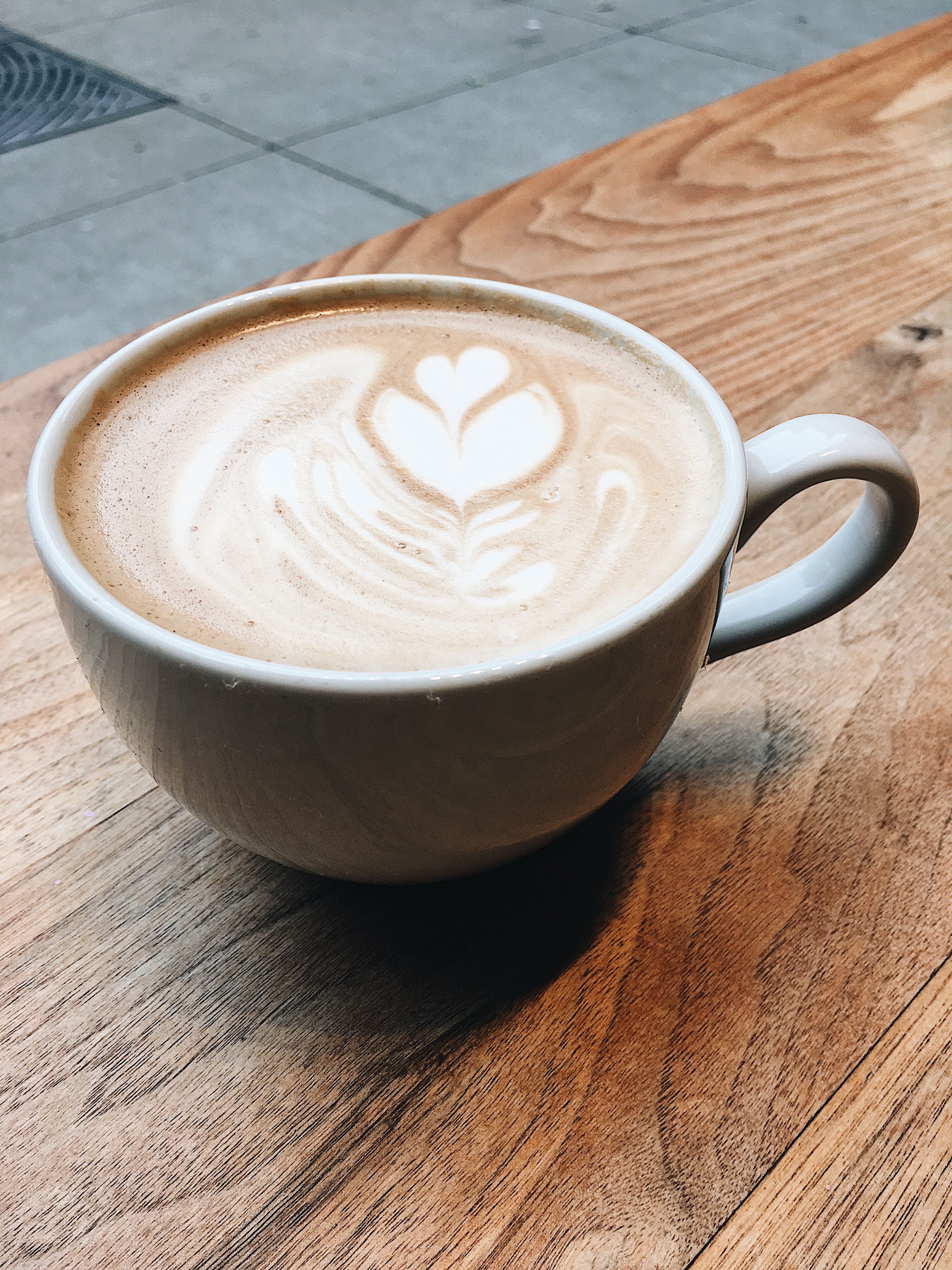 Coffee cup art | Dollop Coffee Co| Chicago | Cathedrals and Cafes Blog