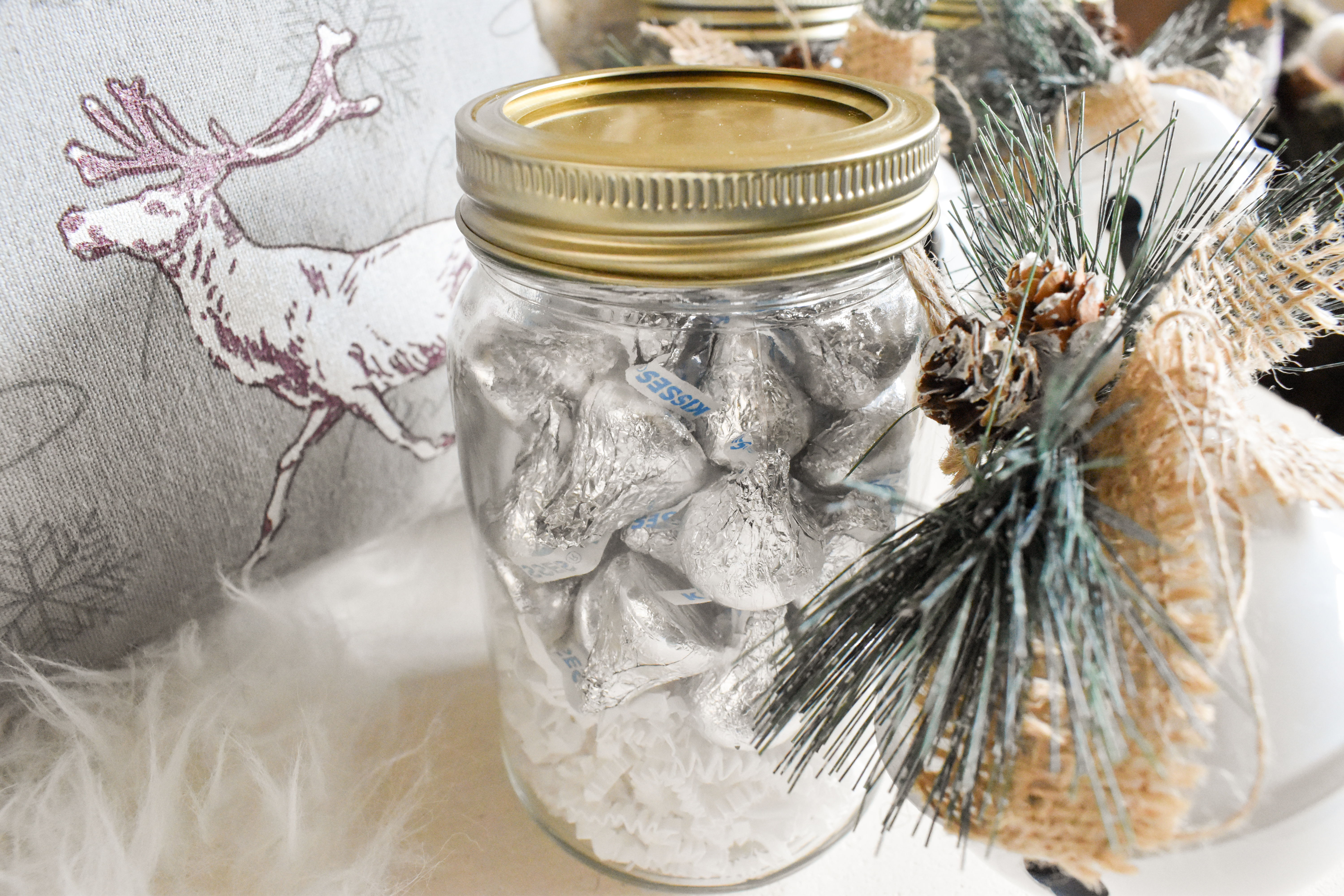 DIY Snowy Treat Jars | Cathedrals and Cafes