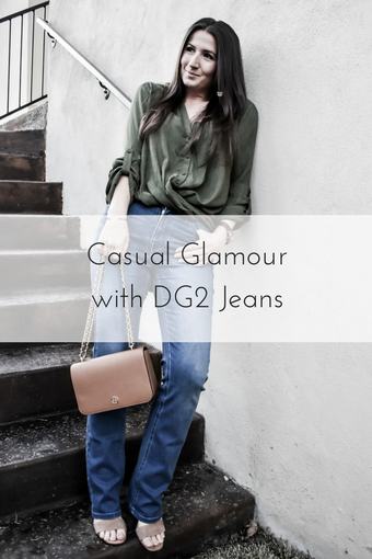 Cathedrals and Cafes Blog Post about Achieving Casual Glamour with DG2 Jeans from Diane Gilman and HSN