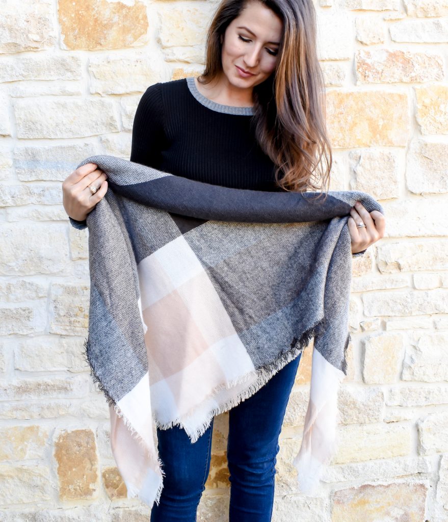 Blanket Scarf Wrap Tutorial - Simple Simon and Company