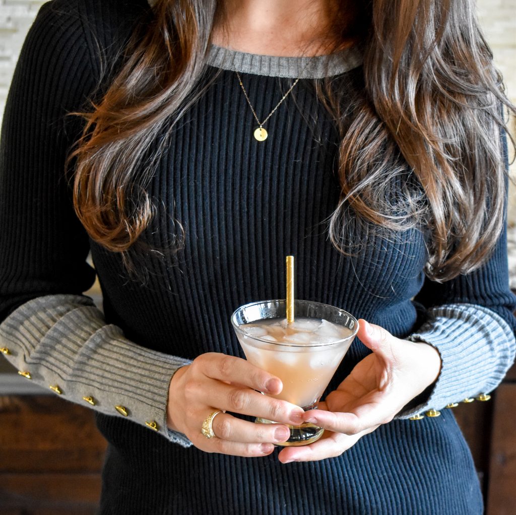 Erin from Cathedrals and Cafes Blog shares a Galentine's Day cocktail recipe