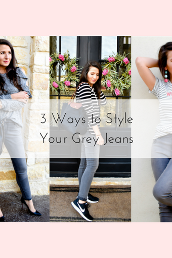 3 Ways to Wear Your Grey Jeans _ How to Style Grey Jeans _ Cathedrals and Cafes Blog _ Style Blogger _ Fashion _ Outfits _Gameday style _ Jeans _ Casual Outfits _ Old Navy