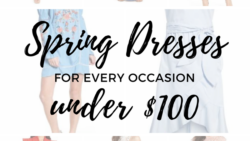 Spring Dresses for Every Occasion UNDER $100 _ Dresses _ Spring Outfits _ Affordable Fashion _ Easter Dresses _ Easter looks _ Fashion Blogger _ Cathedrals and Cafes blog