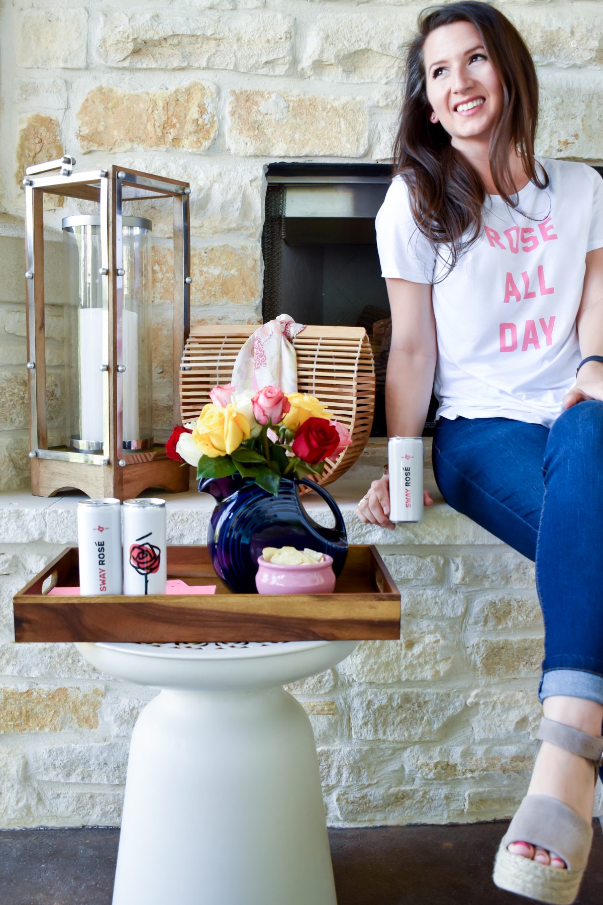 How to Host the Perfect Girls' Weekend | Rosé All Day T-shirt | Texas Wine | Cathedrals and Cafes Blog