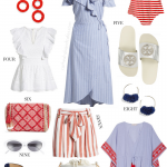 4th of July Style Edit _ Summer Style _ Summer Fashion _ Summer Dresses _ Bucket Bag _ Ruffle Dress _ Independence Day Fashion _ Cathedrals and Cafes Blog