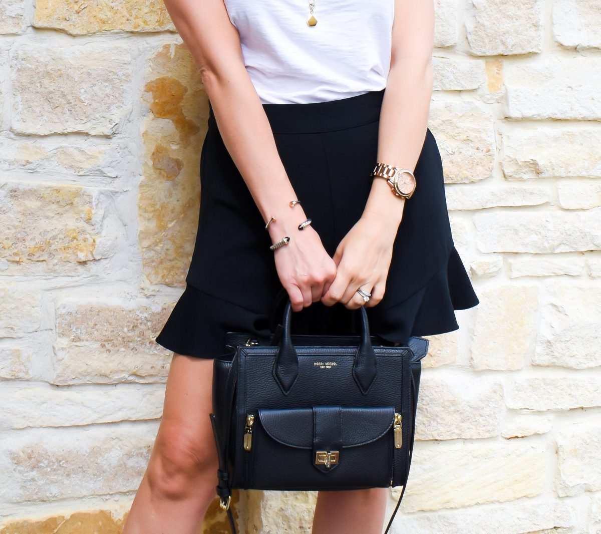 Summer Date Night Outfit: Ruffle Shorts 