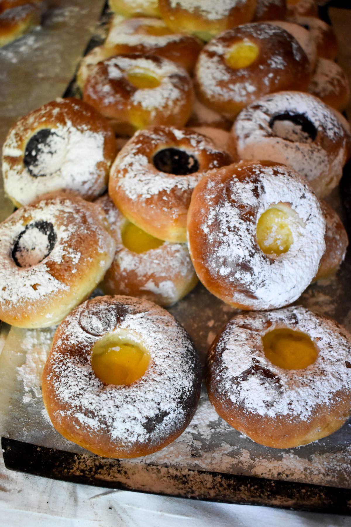 A selection of Swedish fruit filled pastries