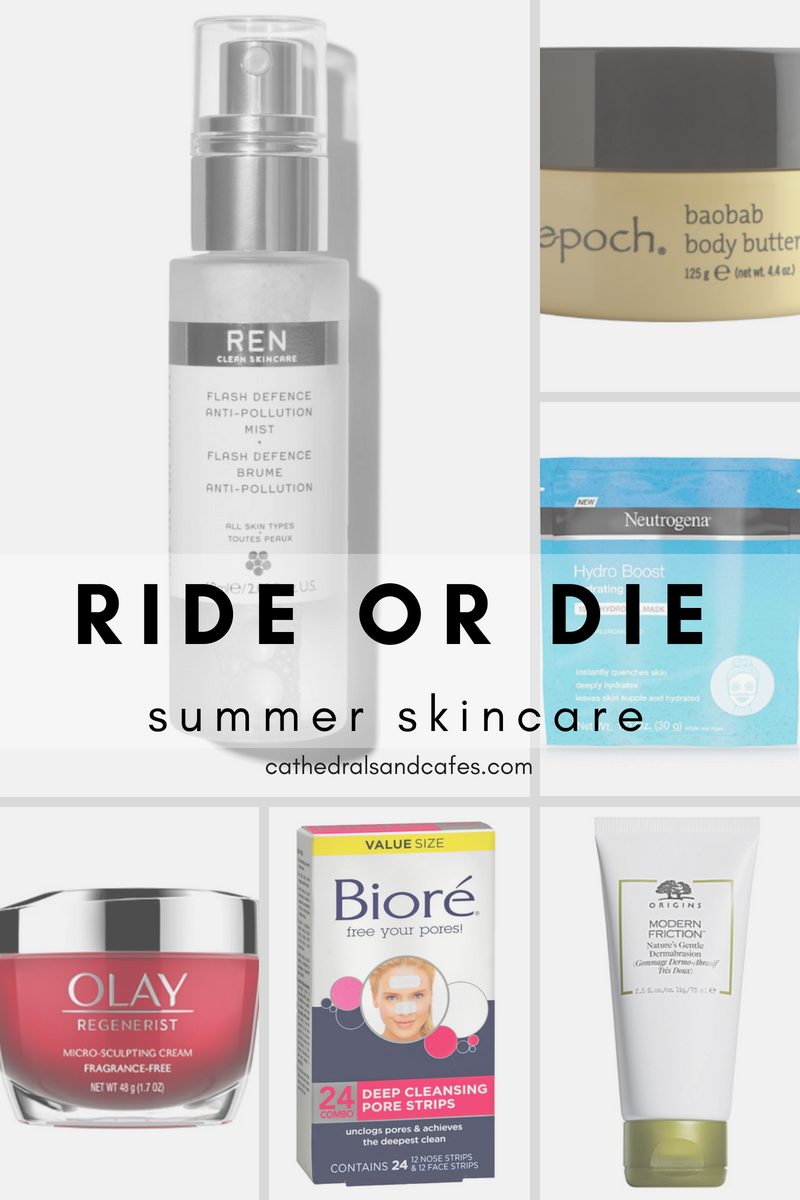 6 Skincare Essentials for Summer Collage