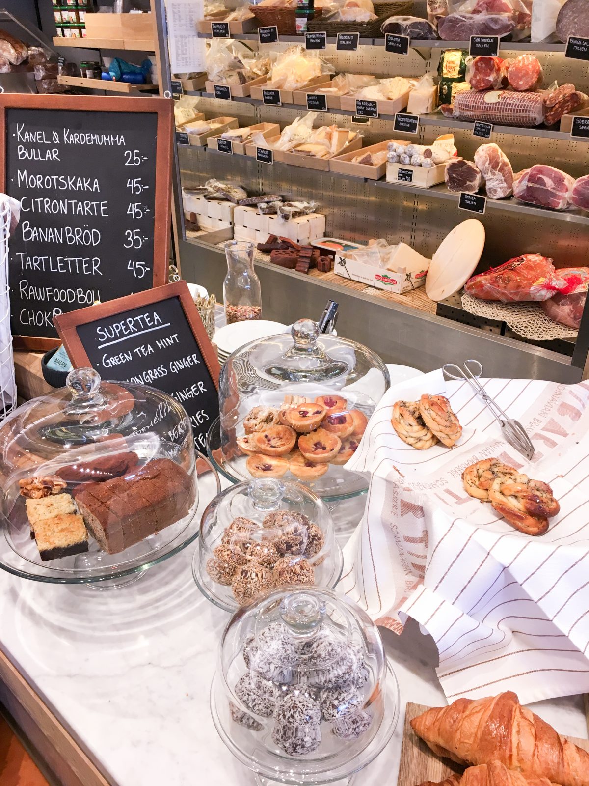 A selection of Swedish pastries