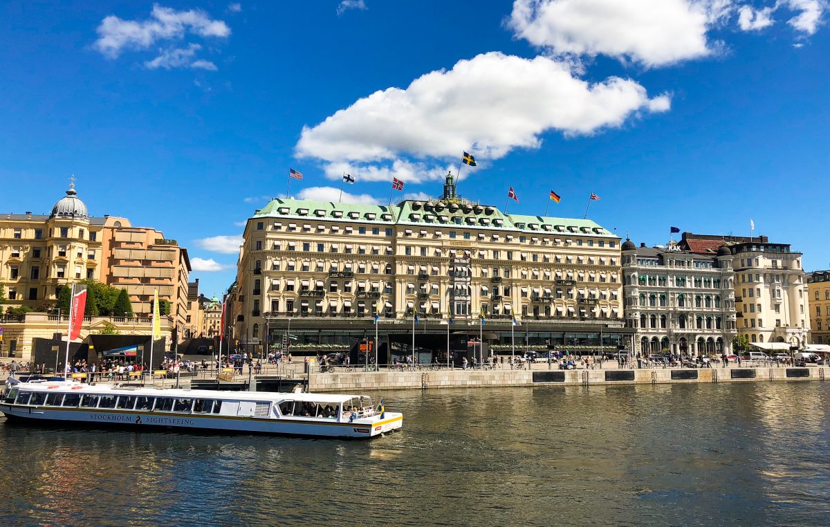 The grand hotel in Stockholm