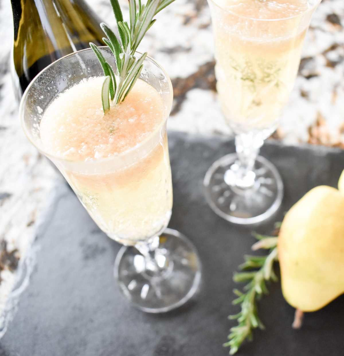 Prancer's Pear Prosecco Cocktail Recipe