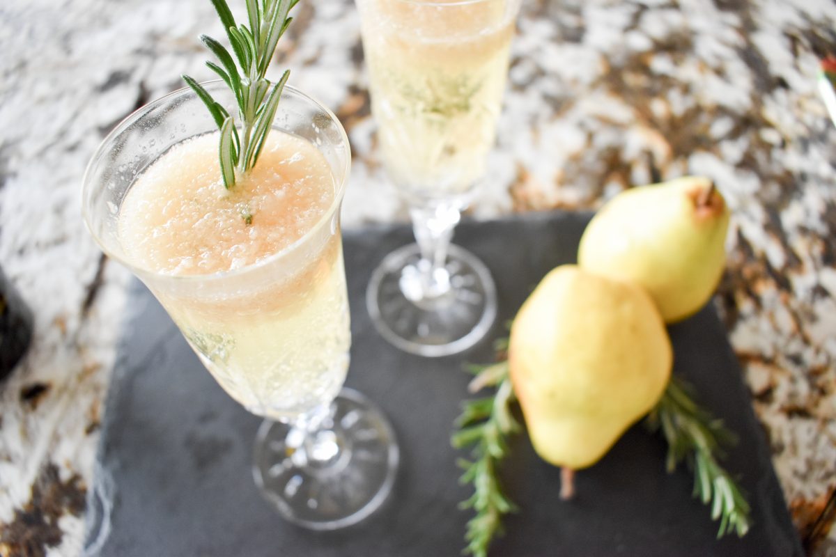 Prancer's Pear Prosecco Cocktail Recipe