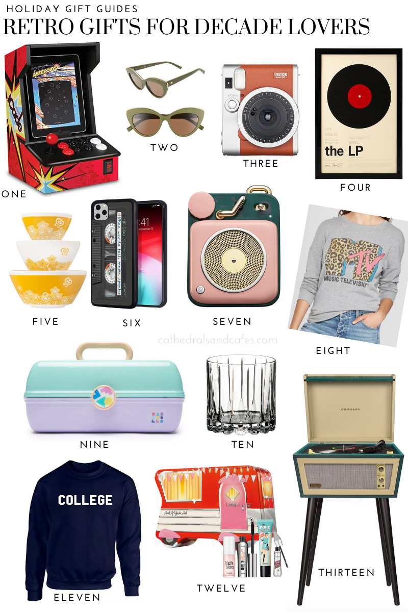 Retro Gifts Guide | Cathedrals & Cafes Blog