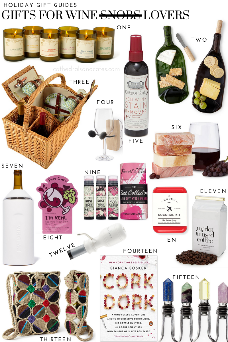 Wine Lovers Shopping List - Fashionable Hostess