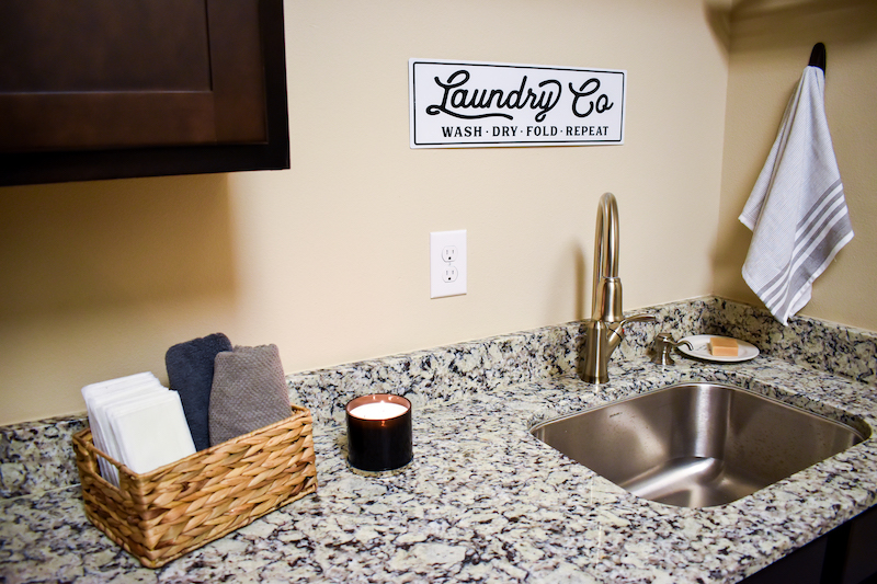 Under $55 Laundry Room Glow Up | Cathedrals and Cafes Blog