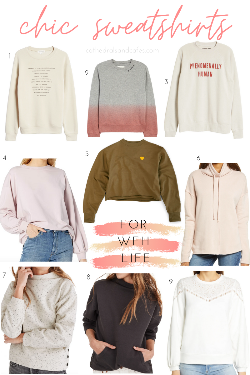 9 Chic Sweatshirts | Cathedrals & Cafes Blog