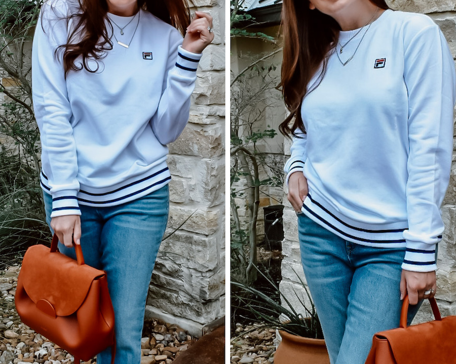 Styling a FILA Sweatshirt | Cathedrals & Cafes Blog