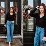 NIC+ZOE V-Neck Sweater Outfit | Cathedrals & Cafes Blog