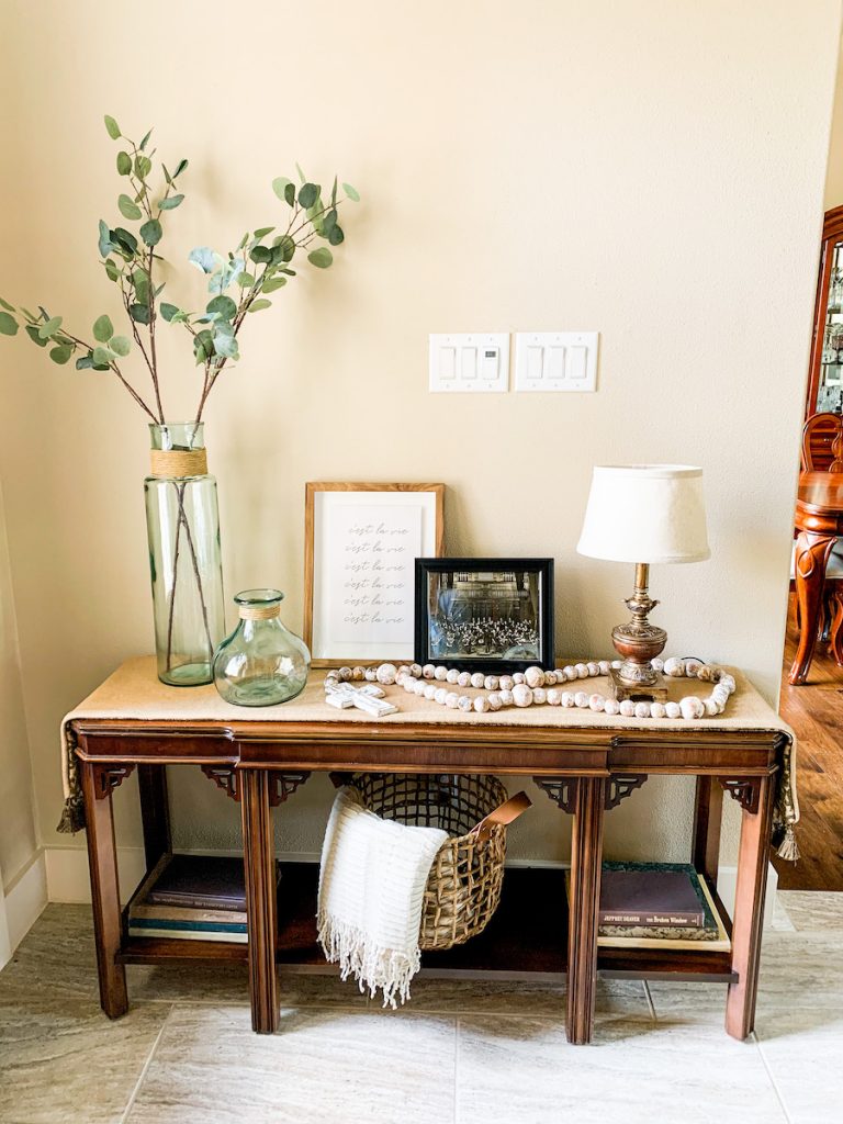 Entryway Decor Update | Cathedrals & Cafes Blog