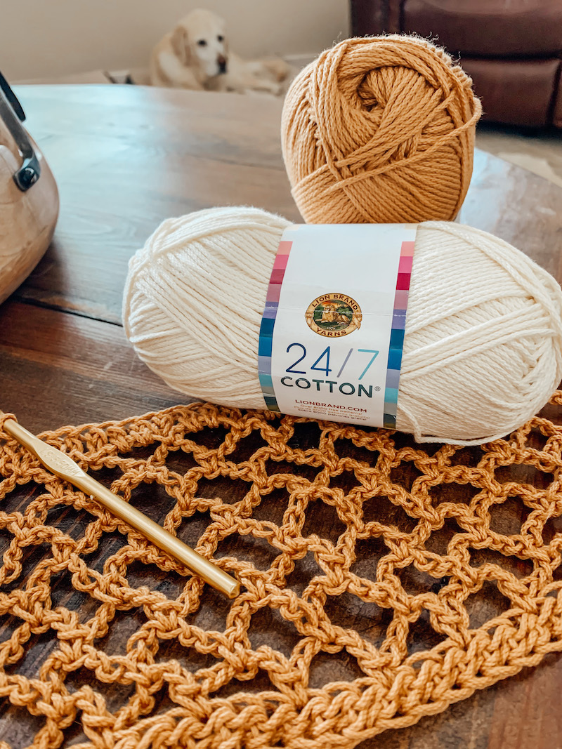 Lion Brand 24/7 Cotton Yarn | Cathedrals & Cafes Blog