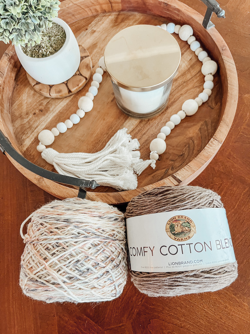 mochaccino comfy cotton blend yarn