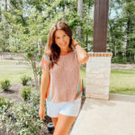 Saltwater Taffy Crochet Tee | Cathedrals & Cafes Blog