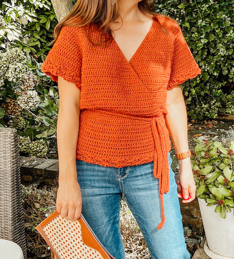 Lotus Wrap Top Crochet Pattern — Two of Wands