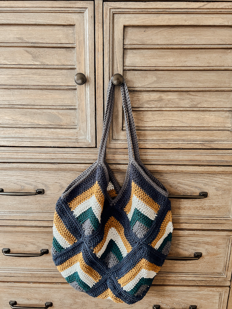 Crochet Bag Pattern Reusable Grocery Bag Weekender Bag Woman -  in 2023