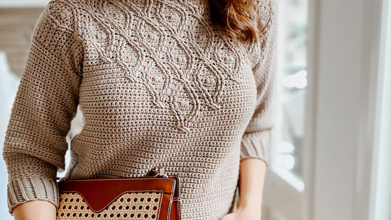 Weave & Wander Crochet Sweater | Cathedrals & Cafes Blog
