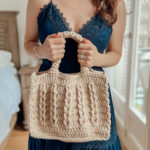 Tote d'Azur Crochet Tote Pattern Designed by Cathedrals & Cafes
