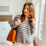 Marinière Striped Henley | Crochet Sweater | Cathedrals & Cafes Blog