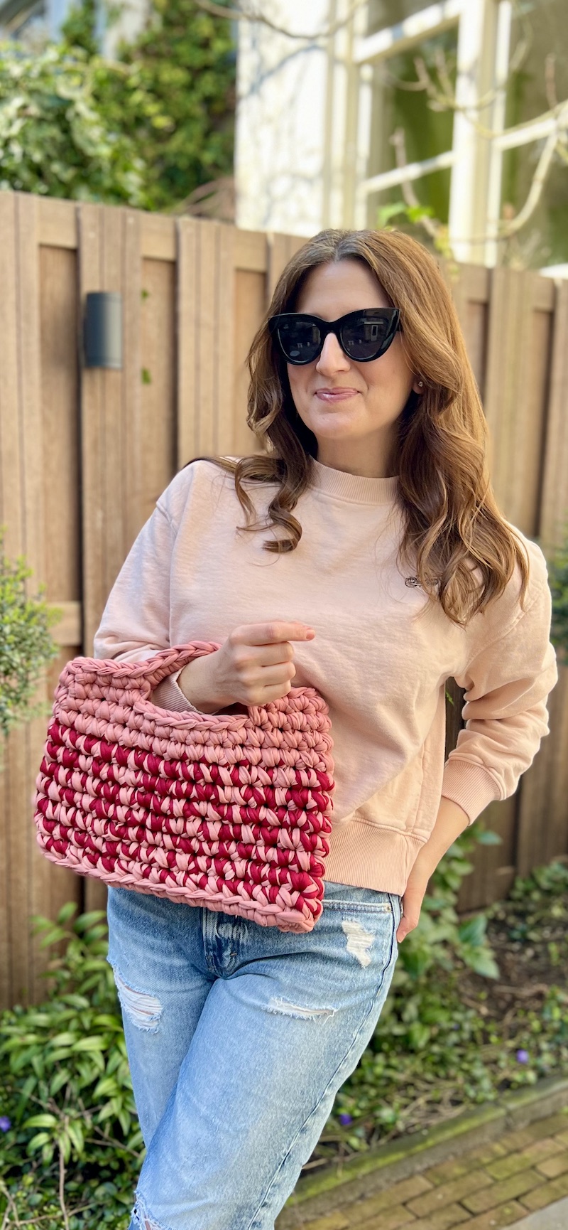 Pippa Crochet Tote Pattern by Erin at Cathedrals & Cafes