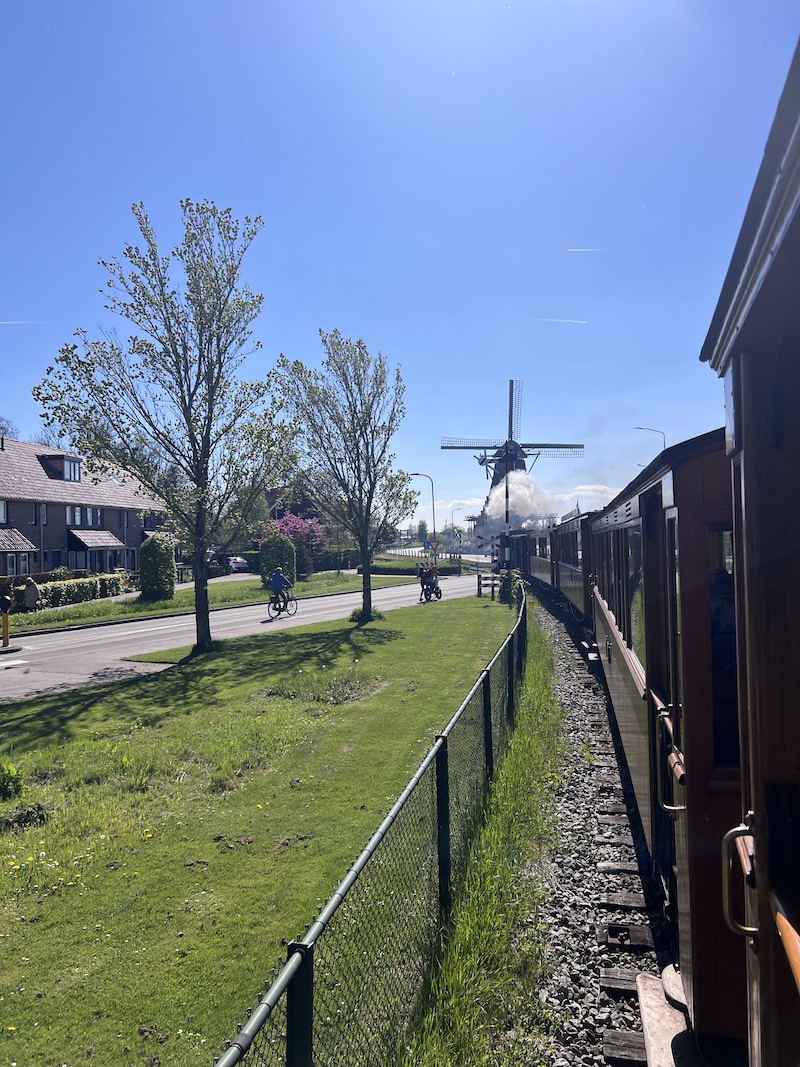 All Aboard for Blooms: Riding the Steam Tram Through Holland's Tulips | Cathedrals & Cafes Blog